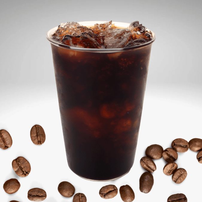 Café negro frio